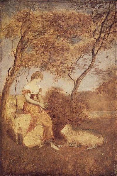 Albert Pinkham Ryder The Shepherdess oil painting image
